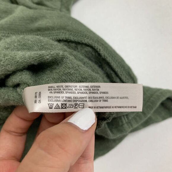 Saturday Sunday Sweater Womens XS Extra Small Ivy Knit Boat Neck Micro Fleece - Picture 8 of 11